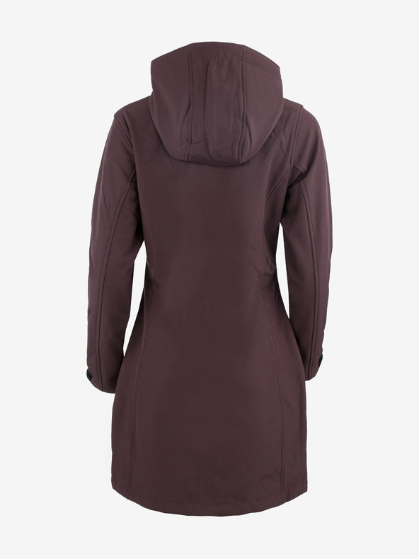 ALPINE PRO Cappotto softshell marrone da donna ALPINE PRO Esera