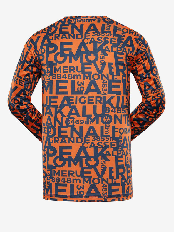 ALPINE PRO Maglietta funzionale arancione da uomo ALPINE PRO Lous