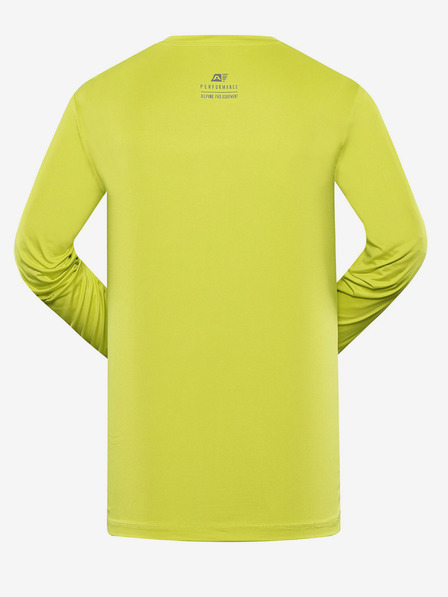 ALPINE PRO Maglietta funzionale da uomo gialla ALPINE PRO Lous