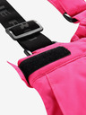 ALPINE PRO Pantaloni da sci rosa scuro per bambina con membrana ptx ALPINE PRO Osago