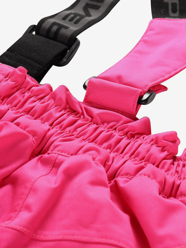 ALPINE PRO Pantaloni da sci rosa scuro per bambina con membrana ptx ALPINE PRO Osago