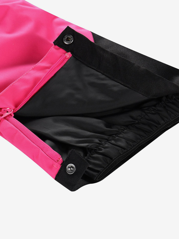 ALPINE PRO Pantaloni da sci rosa scuro per bambina con membrana ptx ALPINE PRO Osago