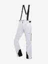 ALPINE PRO Pantaloni da sci bianchi da donna con membrana ptx ALPINE PRO Osago