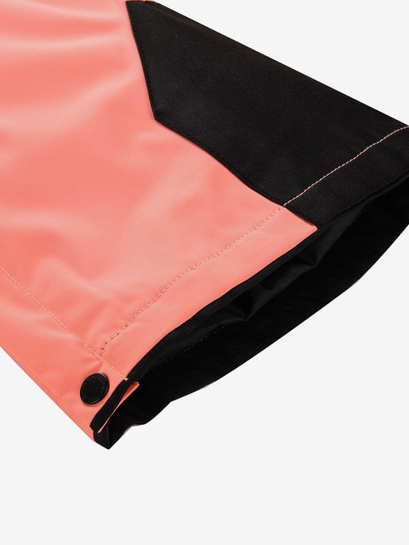 ALPINE PRO Pantaloni da sci arancioni da donna con membrana PTX ALPINE PRO Osaga