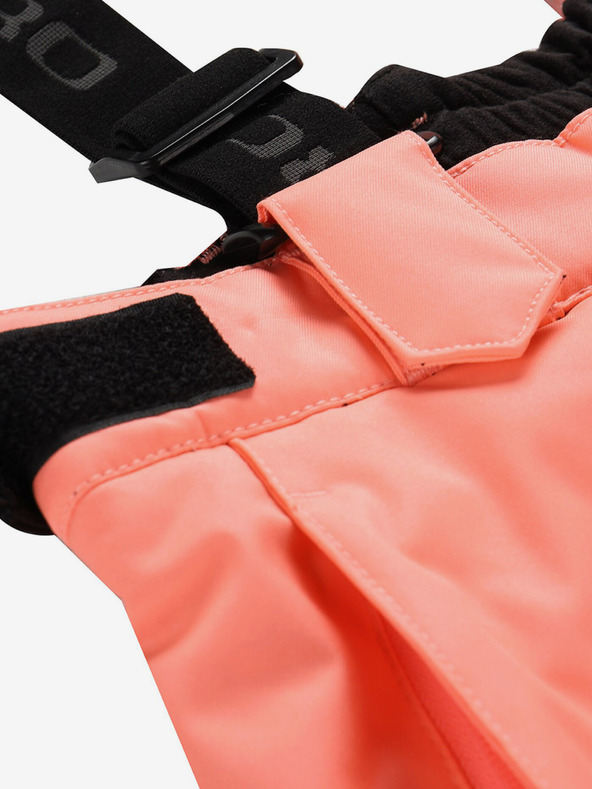 ALPINE PRO Pantaloni da sci arancioni da donna con membrana PTX ALPINE PRO Osaga