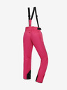 ALPINE PRO Pantaloni da sci da donna rosa scuro con membrana PTX ALPINE PRO Osaga