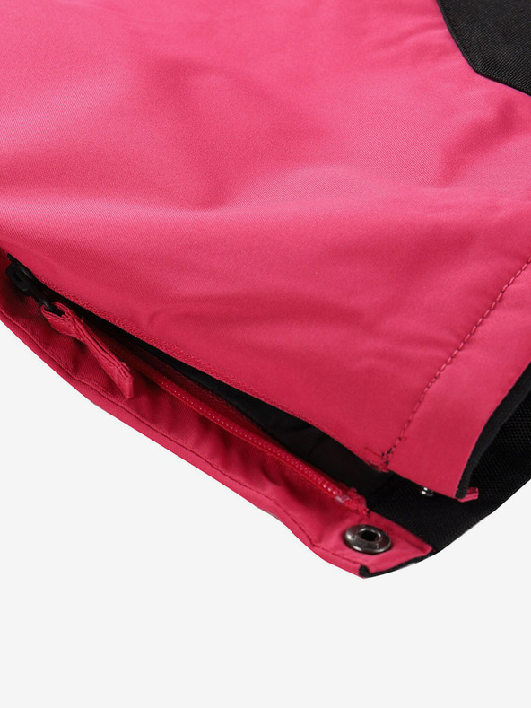 ALPINE PRO Pantaloni da sci da donna rosa scuro con membrana PTX ALPINE PRO Osaga