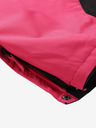 ALPINE PRO Pantaloni da sci da donna rosa scuro con membrana PTX ALPINE PRO Osaga