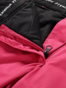 ALPINE PRO Pantaloni da sci da donna rosa scuro con membrana PTX ALPINE PRO Osaga