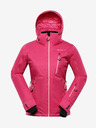 ALPINE PRO Giacca da sci da donna rosa scuro con membrana PTX ALPINE PRO Reamo