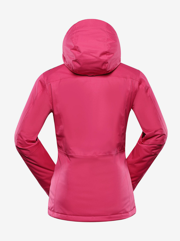 ALPINE PRO Giacca da sci da donna rosa scuro con membrana PTX ALPINE PRO Reamo
