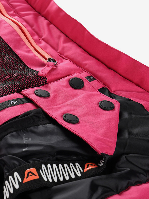 ALPINE PRO Giacca da sci da donna rosa scuro con membrana PTX ALPINE PRO Reamo