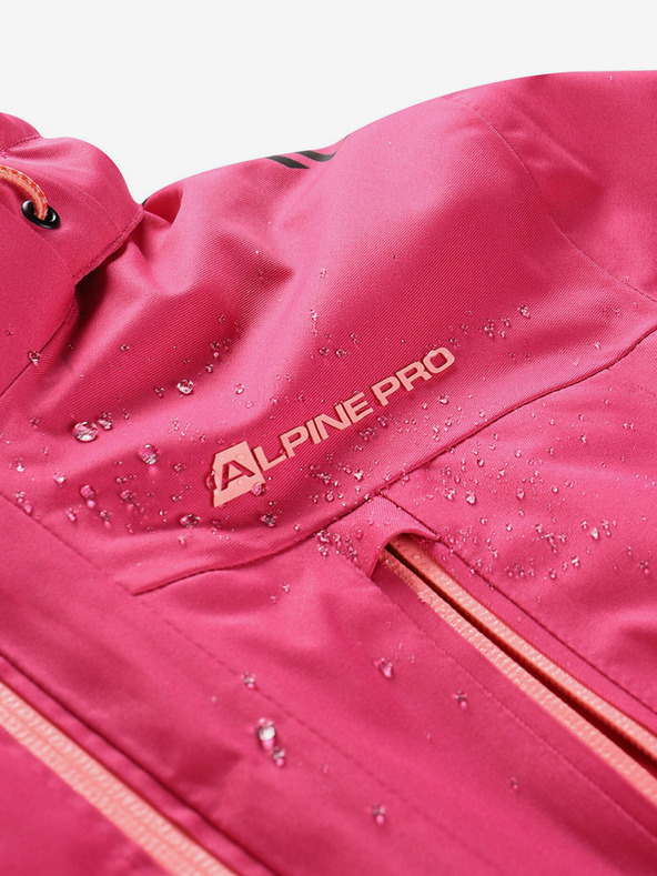 ALPINE PRO Giacca da sci da donna rosa scuro con membrana PTX ALPINE PRO Reamo