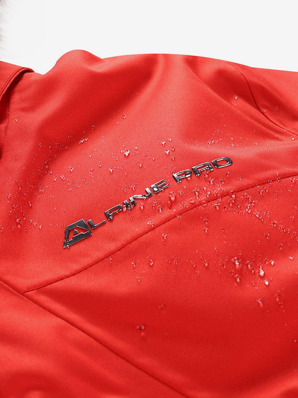 ALPINE PRO Giacca da sci rossa da donna con membrana PTX ALPINE PRO Olada