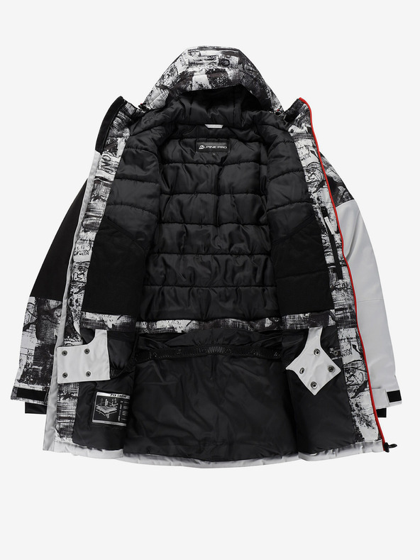 ALPINE PRO Giacca da sci da uomo grigia ALPINE PRO Uzer