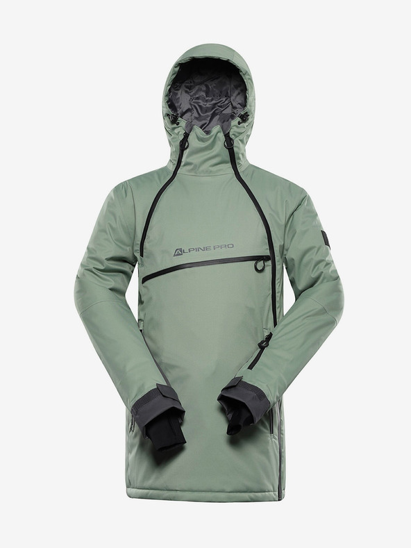 ALPINE PRO Giacca da sci ALPINE PRO Omeq verde da uomo