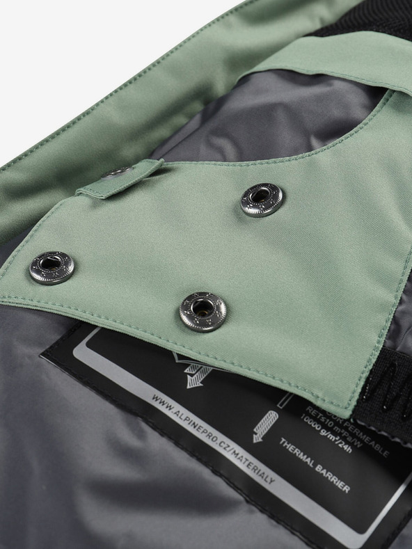 ALPINE PRO Giacca da sci ALPINE PRO Omeq verde da uomo