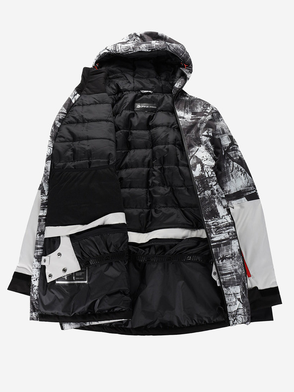 ALPINE PRO Giacca da sci da uomo grigia ALPINE PRO Omeq