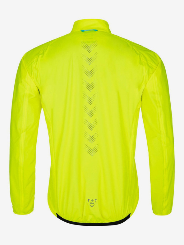 Kilpi Giacca impermeabile da ciclismo Kilpi Rainar-M da uomo giallo neon