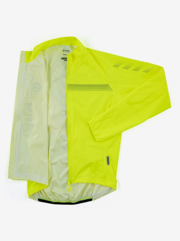 Kilpi Giacca impermeabile da ciclismo Kilpi Rainar-M da uomo giallo neon