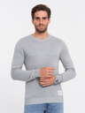 Ombre Clothing Maglione grigio chiaro da uomo Ombre Clothing