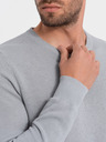 Ombre Clothing Maglione grigio chiaro da uomo Ombre Clothing