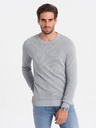 Ombre Clothing Maglione grigio chiaro da uomo Ombre Clothing