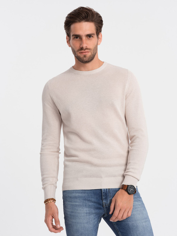 Ombre Clothing Maglione beige da uomo Abbigliamento Ombre
