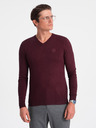 Ombre Clothing Maglione uomo bordeaux Ombre Clothing