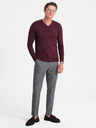 Ombre Clothing Maglione uomo bordeaux Ombre Clothing