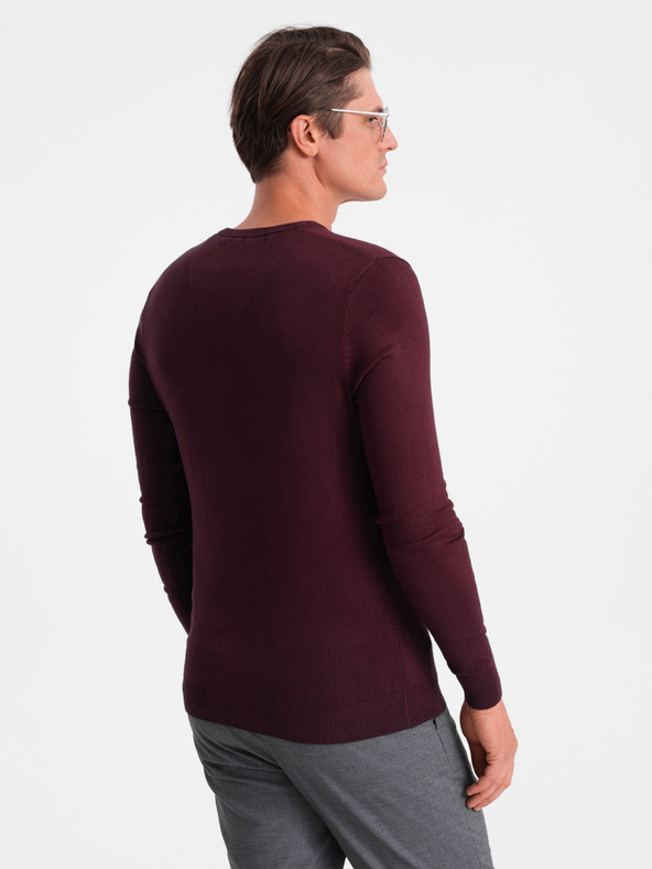 Ombre Clothing Maglione uomo bordeaux Ombre Clothing