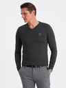 Ombre Clothing Maglione grigio scuro da uomo Ombre Clothing