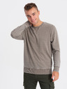 Ombre Clothing Felpa Ombre Abbigliamento Uomo Beige