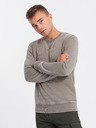 Ombre Clothing Felpa Ombre Abbigliamento Uomo Beige