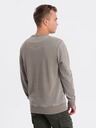 Ombre Clothing Felpa Ombre Abbigliamento Uomo Beige