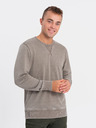 Ombre Clothing Felpa Ombre Abbigliamento Uomo Beige