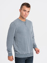 Ombre Clothing Felpa Ombre Abbigliamento Uomo Azzurro