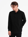 Ombre Clothing Felpa con collo basic da uomo nero Ombre Clothing