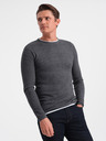 Ombre Clothing Maglione grigio scuro da uomo Ombre Clothing