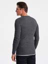 Ombre Clothing Maglione grigio scuro da uomo Ombre Clothing