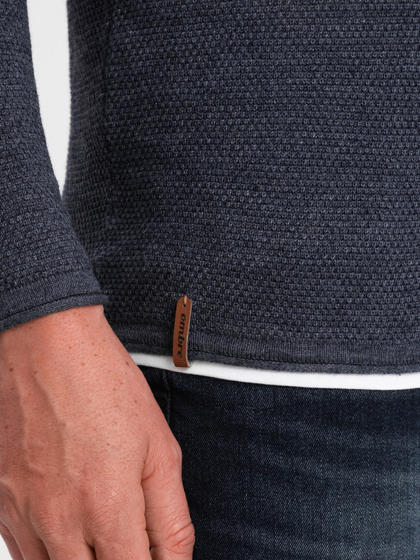 Ombre Clothing Maglione blu scuro da uomo Abbigliamento Ombre