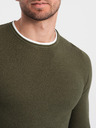 Ombre Clothing Maglione Khaki Uomo Ombre Clothing