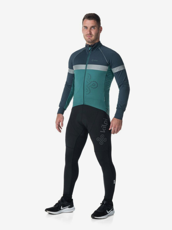 Kilpi Giacca da bici softshell da uomo blu e petrolio Kilpi Nereto-M