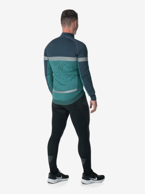 Kilpi Giacca da bici softshell da uomo blu e petrolio Kilpi Nereto-M