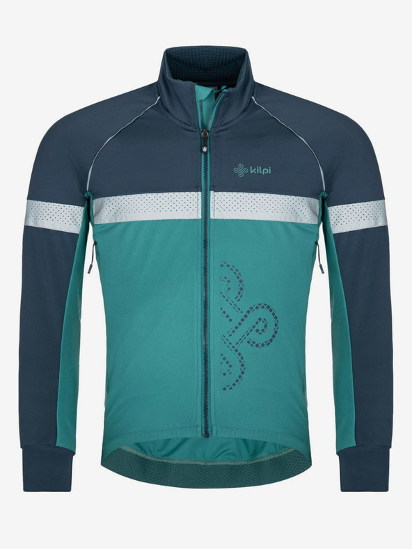 Kilpi Giacca da bici softshell da uomo blu e petrolio Kilpi Nereto-M