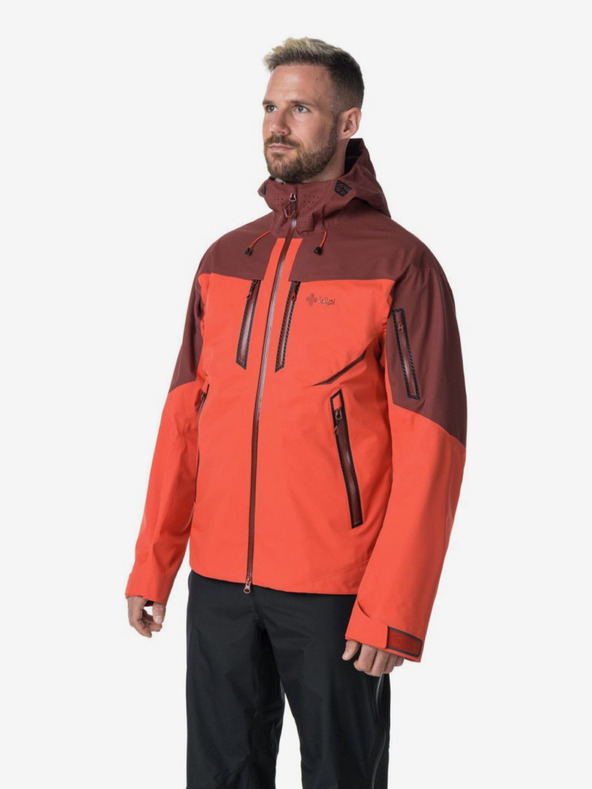 Kilpi Giacca impermeabile outdoor da uomo rossa Kilpi HASTAR-M