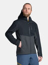 Kilpi Giacca outdoor da uomo grigia e nera Kilpi Sonna-M