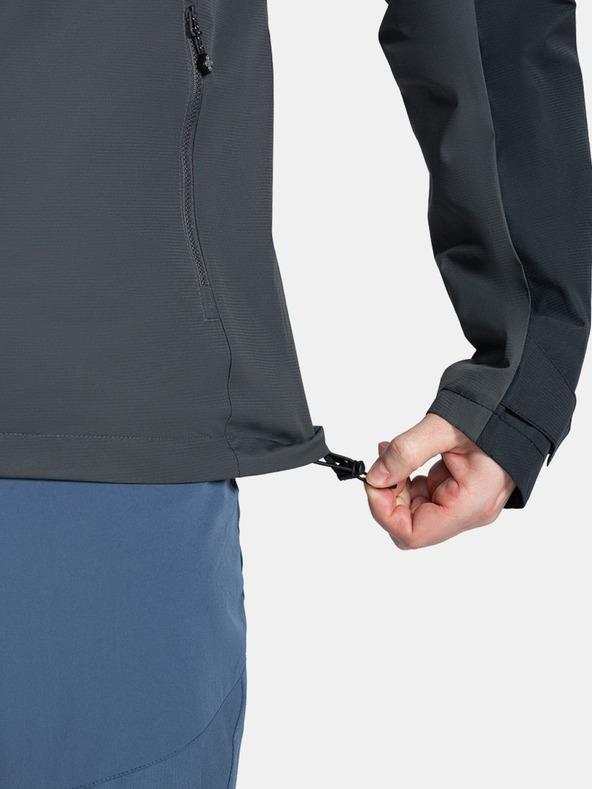 Kilpi Giacca outdoor da uomo grigia e nera Kilpi Sonna-M