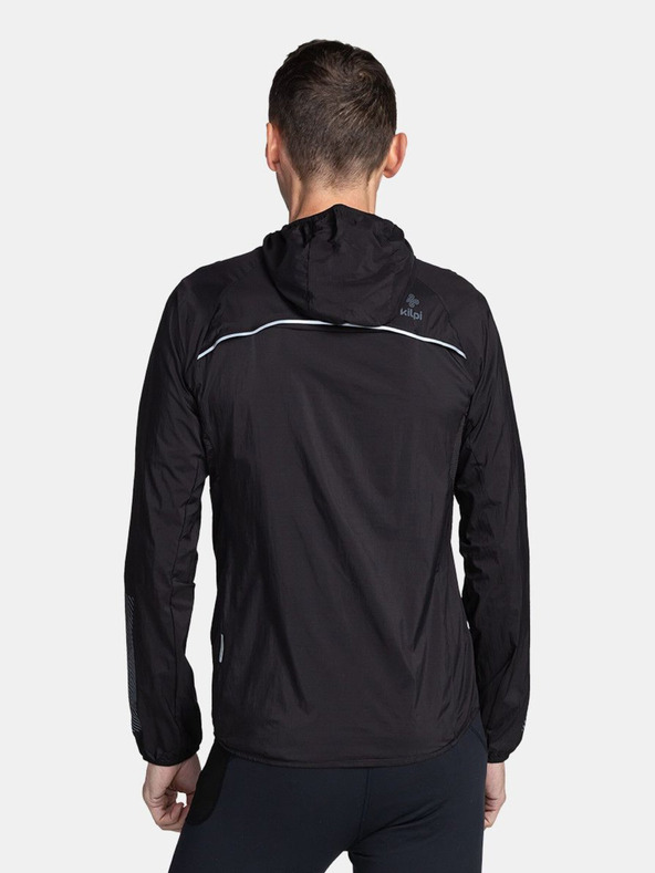 Kilpi Giacca outdoor leggera da uomo nera Kilpi ROSA-M