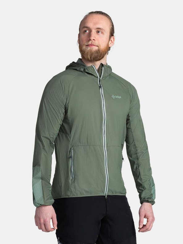 Kilpi Giacca outdoor leggera da uomo verde scuro Kilpi ROSA-M